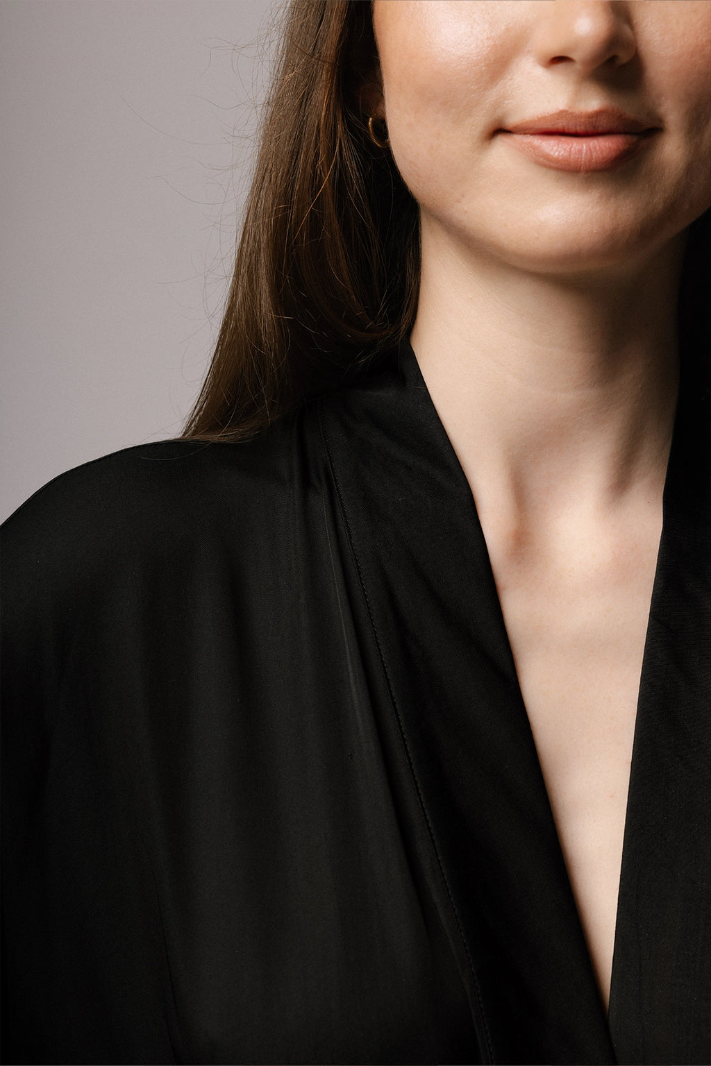 SATIN BLOOM ROBE